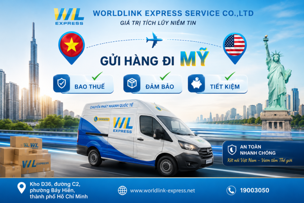 Dịch vụ gửi hàng đi Mỹ